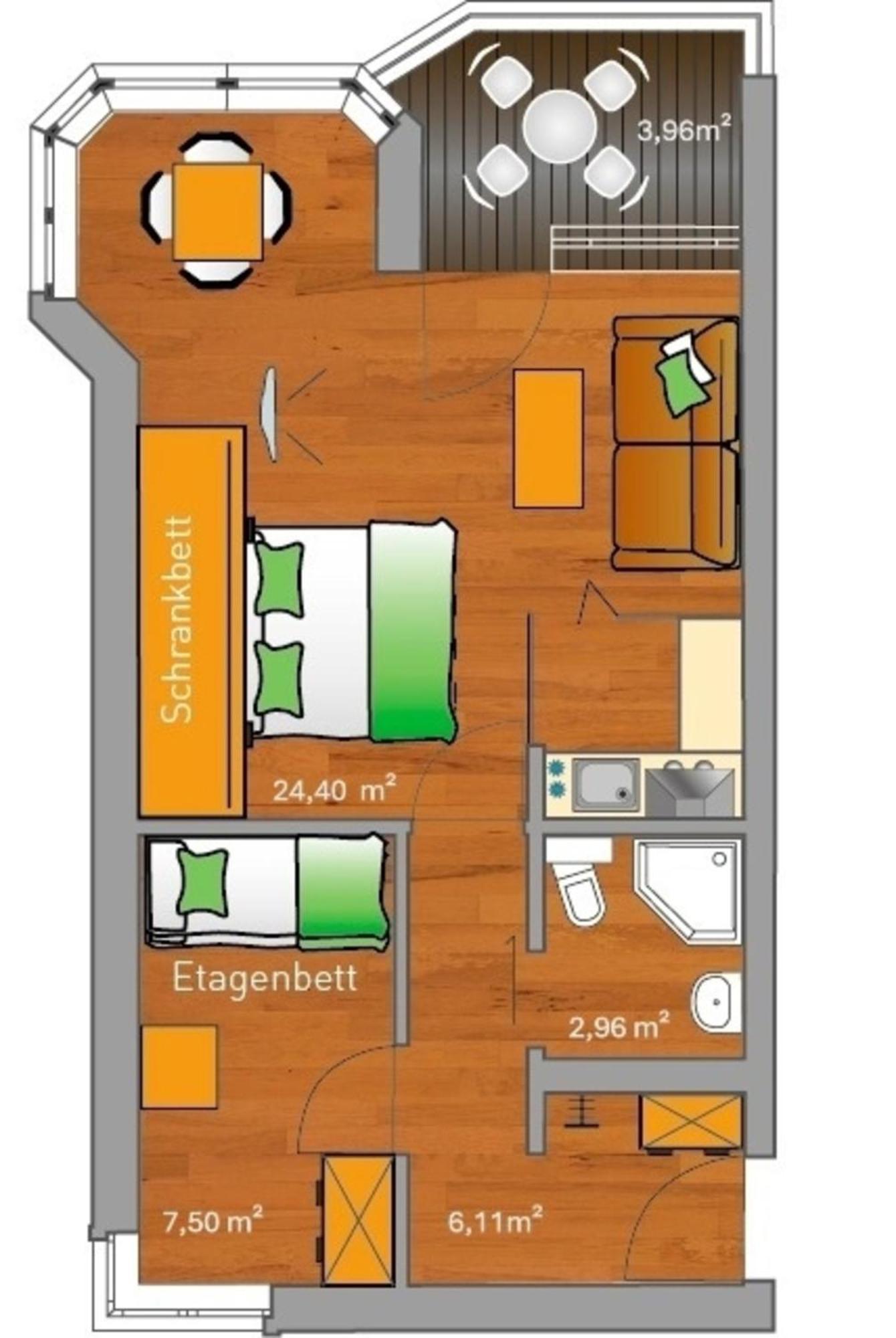 霍尔斯泰因地区诺伊斯塔特Ancora Marina Haus 1 Nr 03, Typ 1公寓 外观 照片
